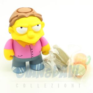Kidrobot Vinyl Mini Figure - Simpsons Woo Hoo! 25 Years - Barney Plow King 3/40