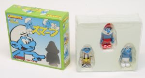 The Smurfs Medicom Toy Kubrick Series 1 Tri-Pack in Box Puffi Puffo Peyo