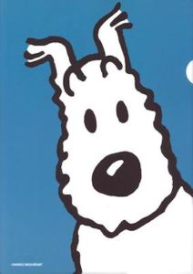 Tintin Cartoleria 15121 Plastic Sleeves - A4 Snowy Blue