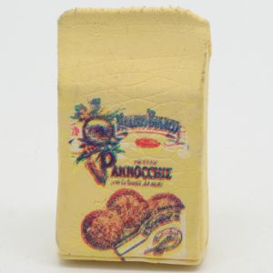 Barilla Mulino Bianco - Gommina 1984 Forma di Pacco Biscotti - Pannocchie