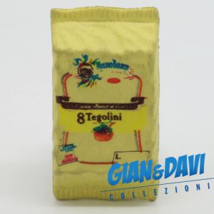 Barilla Mulino Bianco - Gommina 1986 Pacco Merende Cacao - 8 Tegolini