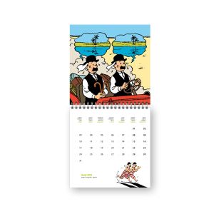 Tintin Cartoleria 24321 Small Calendar 2015 15 x 15 cm