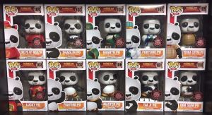 Funko Pop Asia 101 - 110 Kung Fu Panda - Complete Sat