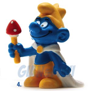 2.0074 20074 King Smurf Puffo Re 4A
