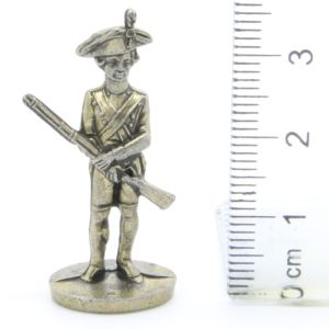 Ferrero Kinder Ü-Ei Soldatini Metallfiguren Soldaten 18-19 - D20 35mm Messing