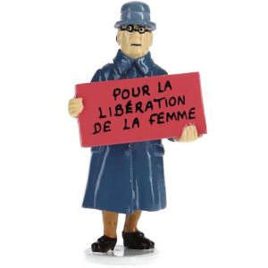 Tintin Figurines en Alliage Carte de Vœux 1972 46995 Irma