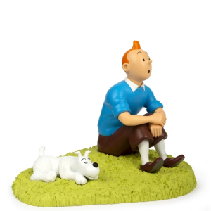 Tintin Statues 47001 Tintin assis dans l'herbe