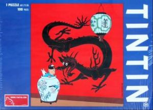 Tintin Puzzle 81528 The Blue Lotus 100 pcs 68x75cm
