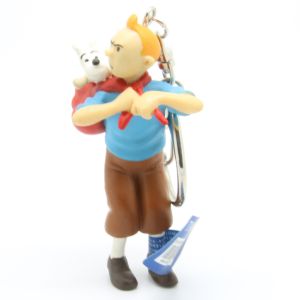 Tintin PVC 2000 ML Herge Key Ring - 42412 Tintin Portant Milou