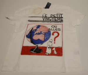 Tintin T-Shirt Outlet 0072100200S Le Petit Vingtieme Globe S