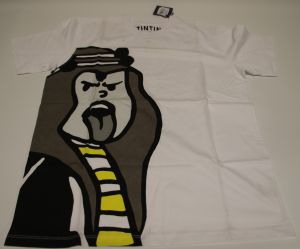 Tintin T-Shirt Outlet 0082600100M Abdallah Portraiit White M