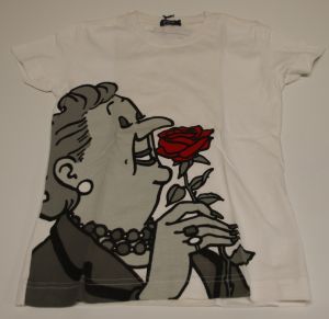 Tintin T-Shirt Outlet 0082800100M Castafiore Portraiit White M