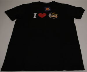 Tintin T-Shirt Outlet 008561000M I Love Haddock Black M