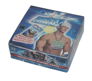 WORLD WRESTLING WWE - BOX 24 BUSTINE SMACK DOWN TRADING CARD