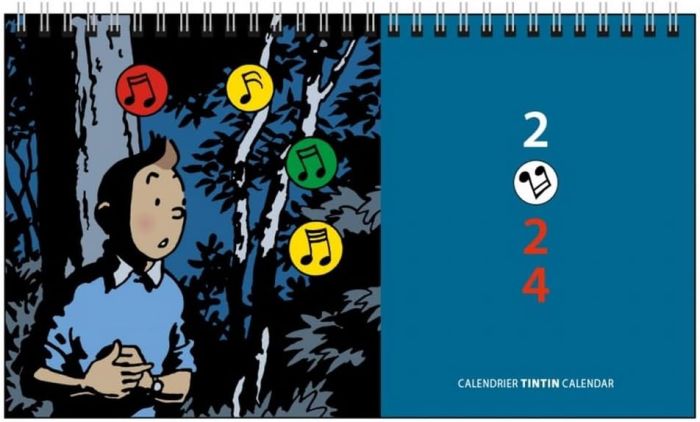 Tintin Wall Calendar 2024