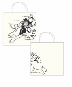 Tintin Borse 04287 CANVAS BAG "TINTIN ON A HORSE"