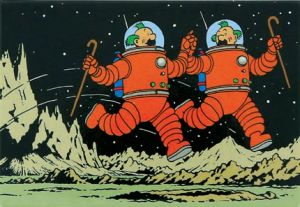 Tintin cartoleria 16026 Magnet - Lune Dupont