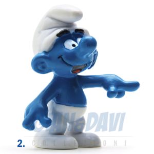 2.0050 20050 Pointing Smurf Puffo che Indica 2A