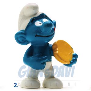 2.0080 20080 Biscuit Smurf Puffo con Biscotto 2A