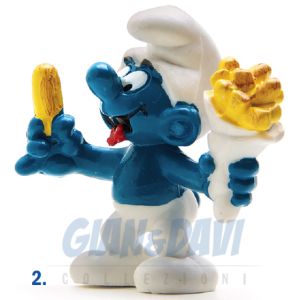2.0131 20131 French Fries Smurf Puffo con Patate Fritte 2A