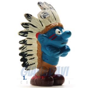 2.0144 20144 Indian Smurf Puffo Indiano 1B