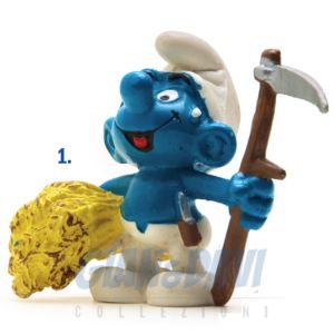2.0145 20145 Haymaker Smurf Puffo Agricoltore 1A
