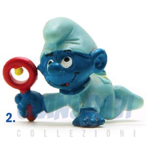 2.0203 20203 Blue Baby Smurf Puffo Bimbo Blu 2A