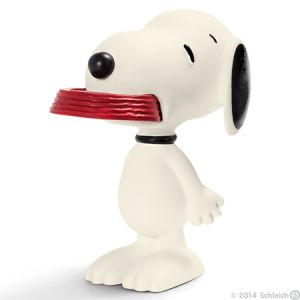 Schleich Peanuts Snoopy 22002 Snoopy holding his supper