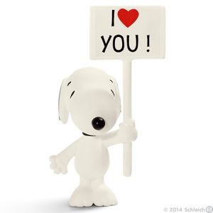 Schleich Peanuts Snoopy 22006 Snoopy I love you