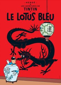 Tintin Moulisart Poster 22040 Le Lotus Bleu 70x50cm