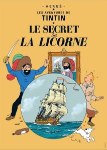 Tintin Moulisart Poster 22100 Le Secret de la Licorne 70x50cm