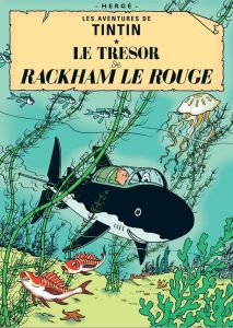 Tintin Moulisart Poster 22110 Le Tresor de Rackham Rouge 70x50cm