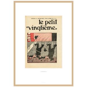 Tintin Lithographie Limited Edition Le Petit Vingtieme 23545 THE BLUE LOTUS (OCTOBER 1935)