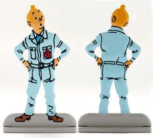 Tintin Figurines en Alliage en relief 29207 OBJECTIF LUNE