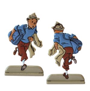 Tintin Figurines en Alliage en relief 29212 COKE EN STOCK