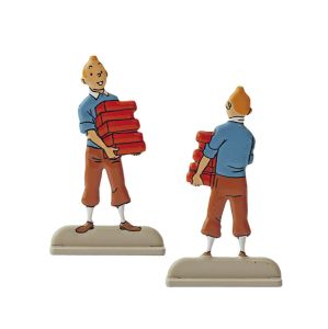 Tintin Figurines en Alliage en relief 29230 TINTIN BRIQUES