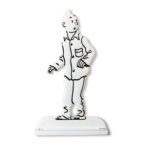 Tintin Figurines en Alliage en relief 29242 TINTIN EN PIJAMA