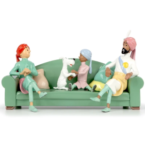 Tintin 29263 VO Collection The couch scene