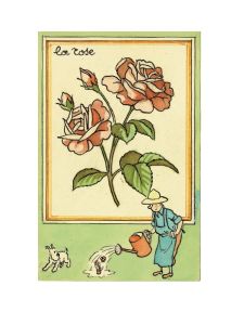 Tintin Moulinsart Postcard 13,5x9cm - 30301 La Rose