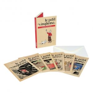 Tintin Moulinsart Postcard 19x13cm - 31313 Set 6 Petit vingtième