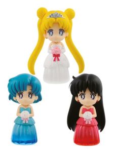 Banpresto Sailor Moon Clear Colored Sparkle Dress Collection Vol.1 (3 Pieces)
