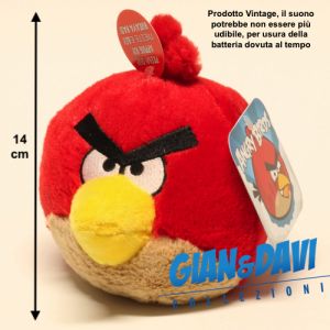 App Toys Giochi Preziosi - Plush Angry Birds - Sonoro 10 cm Red Rosso