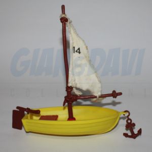 4.0070 40070 Playsat 5. Sail Boat Smurf Barca dei Puffi 1A 