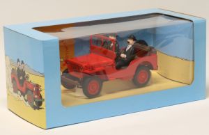 Tintin La Jeep de Dupont et Dupond Au Pays de l'or Noir Hapax 1/18 B