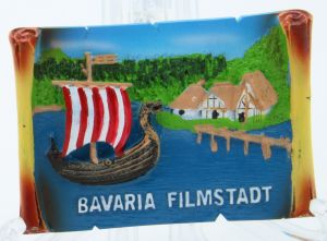 Bavaria Film Asterix & Obelix Magnete Porto 7x5cm