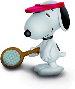 Schleich Peanuts Snoopy 22079 Snoopy Tennis