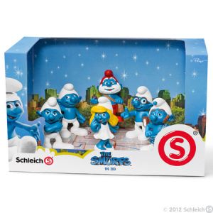 Schleich 41260 The Smurfs in 3D Box Serie Completa 6 pezzi