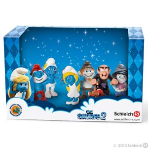 Schleich 41339 The Smurfs 2 Box Serie Completa 6 pezzi