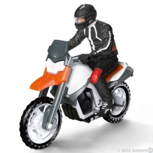 Schleich Farm Life 42092 Motocicletta con Motociclista