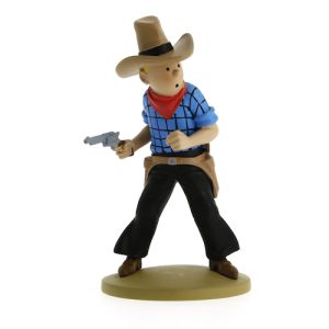 Tintin Figurine Resine 42191 Tintin en Cow-boy